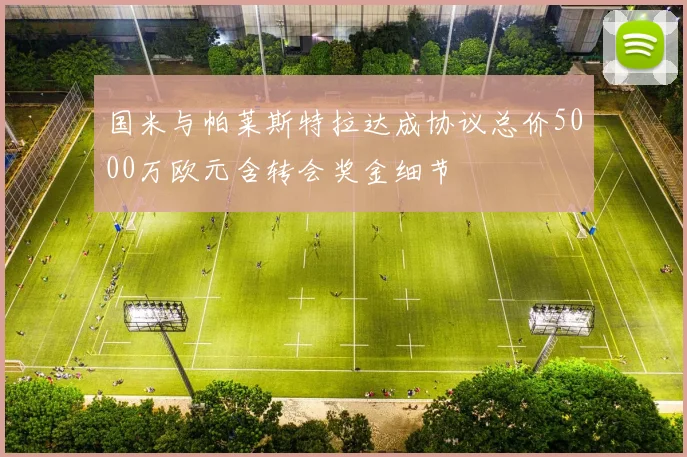 国米与帕莱斯特拉达成协议总价5000万欧元含转会奖金细节